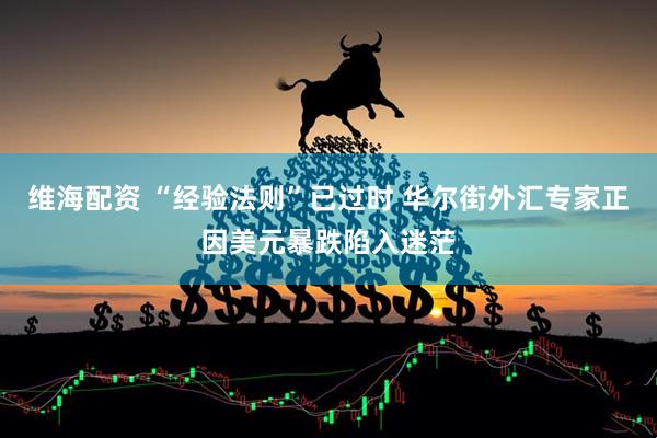 维海配资 “经验法则”已过时 华尔街外汇专家正因美元暴跌陷入迷茫